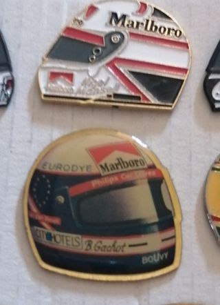 Pins Cascos F1 Colección 