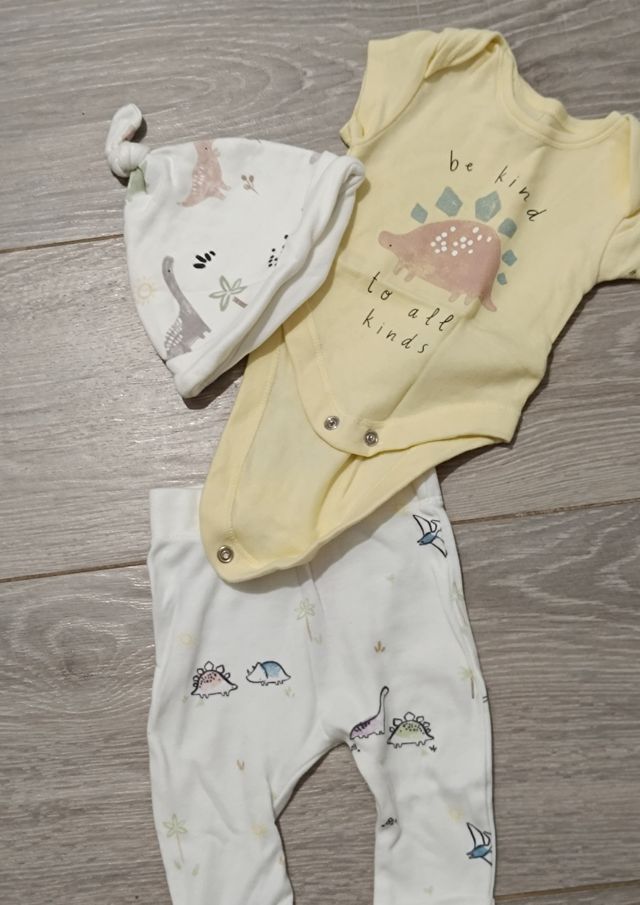 Conjunto recién nacido dinosaurio