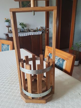 Porta Bottiglia Vino in Legno