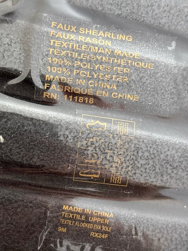 Botas Michael Kors negras, talla US 9.