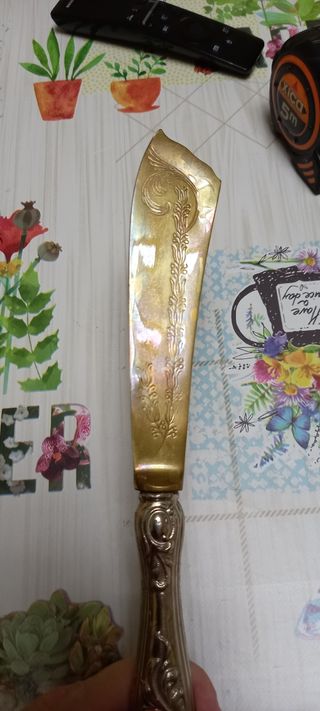 Set Posate Torta -colore Argento/Oro