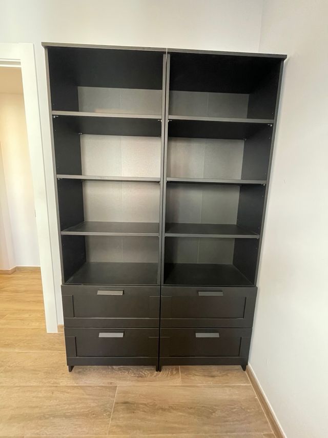 Librerie nere IKEA BRIMNES