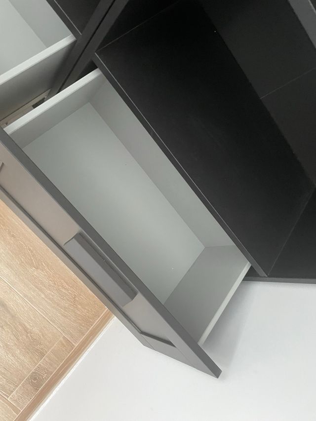 Librerie nere IKEA BRIMNES