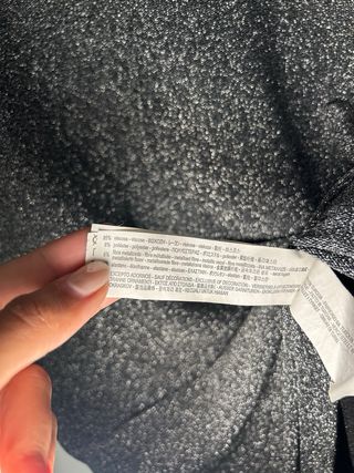 Vestido Zara brillante plata