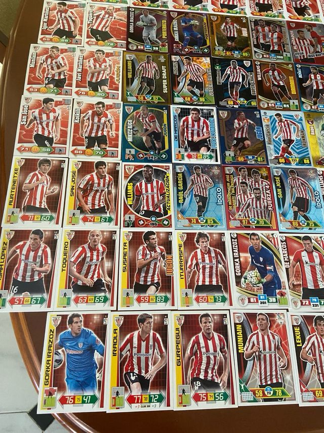 82 cromos Athletic Club sin repetir retro Adrenaly