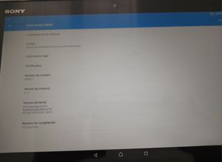 Tablet SONY SGP311 - Negra