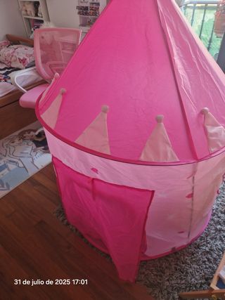 Castillo infantil rosa