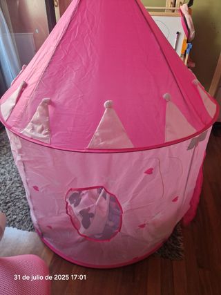 Castillo infantil rosa