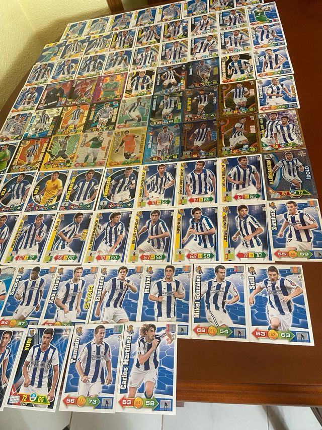 83 cromos Real Sociedad sin repetir retro Adrenaly