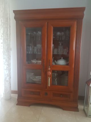 Vitrina madera cerezo - Mueble