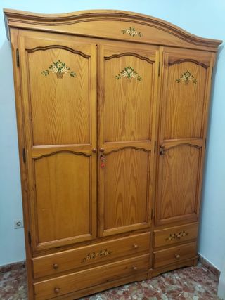 Armario ropero provenzal 3 puertas REBAJADO.