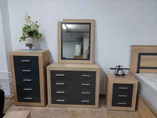 Dormitorio juvenil - Cama+ Armarios