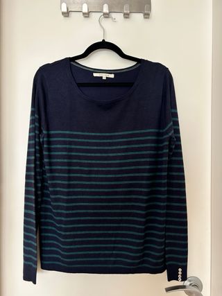 Jersey rayas azul marino-verde