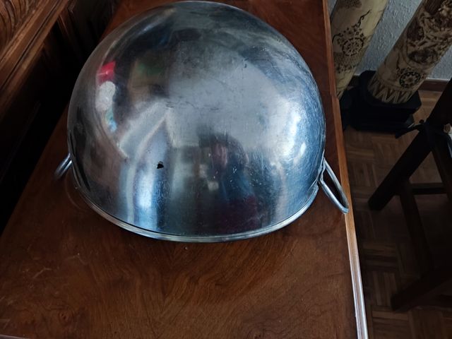 Perol cocina 32cm diámetro acero inoxidable