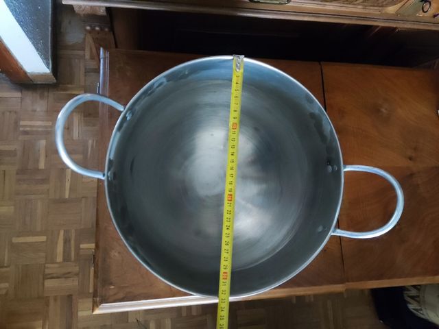 Perol cocina 32cm diámetro acero inoxidable