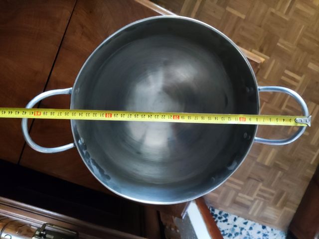 Perol cocina 32cm diámetro acero inoxidable