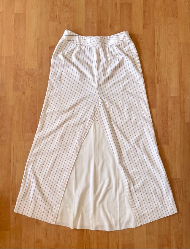 Gonna midi maxi in patchwork riciclato