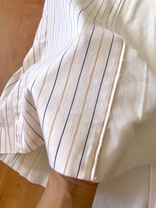 Gonna midi maxi in patchwork riciclato