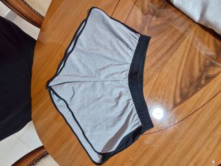 Shorts sportivi grigio-neri