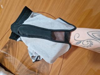 Shorts sportivi grigio-neri