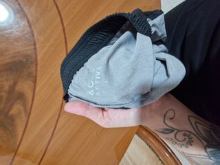 Shorts sportivi grigio-neri