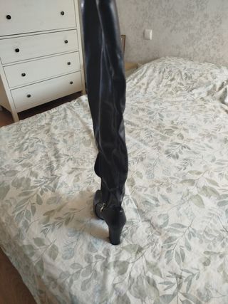 Botas altas negras mujer