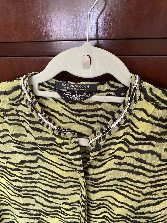 Blusa Maison Scotch cebra