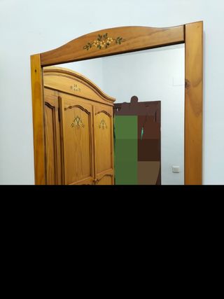 Cómoda Provenzal madera 5 cajones REBAJADA.