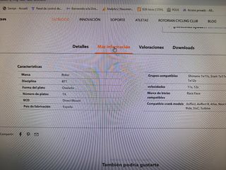 Plato ROTOR ovalado MTB