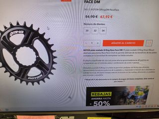 Plato ROTOR ovalado MTB