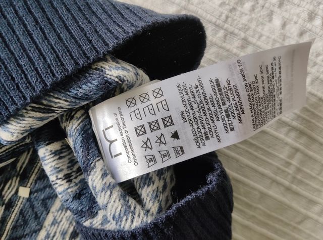 Jersey Milano M XL - Azul y Blanco