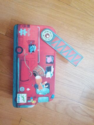 Puzzle Djeco Bomberos (3+) 16 piezas