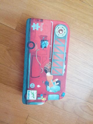 Puzzle Djeco Bomberos (3+) 16 piezas