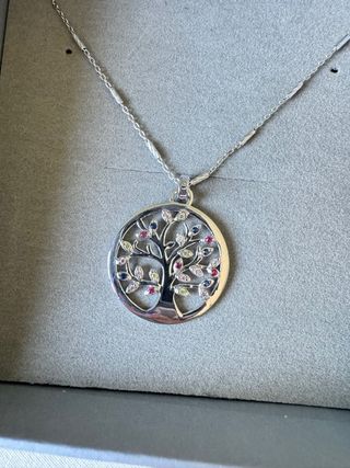 Collar árbol vida Lotus Silver plata