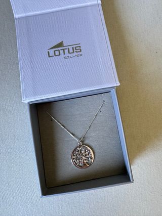Collar árbol vida Lotus Silver plata