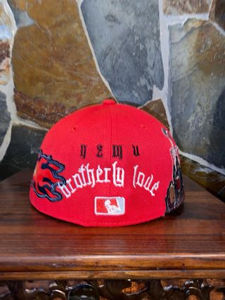 Gorra New Era roja personalizada