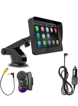 Pantalla Coche portatil 7" CarPlay Android Auto