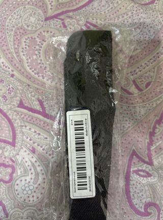 Cinturón elástico negro - sin hebilla
