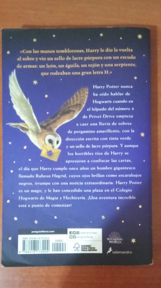 Harry Potter y la piedra filosofal.