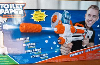 Lanzador de Papel Higiénico Toilet Paper Blasters