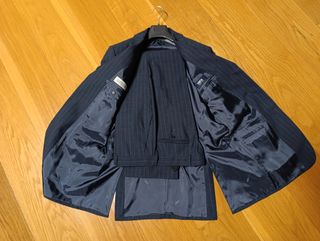 Completo uomo blu-grigio