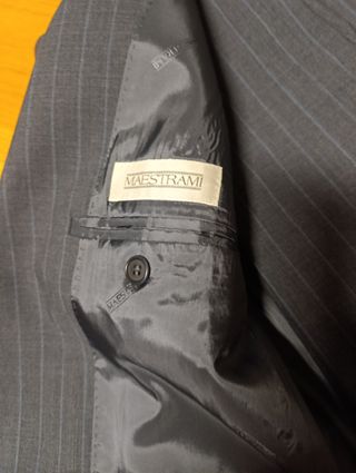 Completo uomo blu-grigio