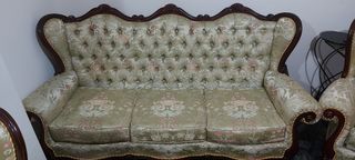 Sillón grande + 2 pequeños y mesita