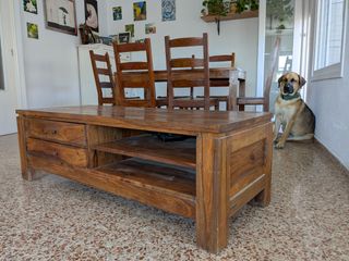 Conjunto muebles rústicos 
