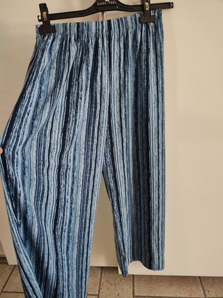 Pantaloni Donna Azzurri a Righe