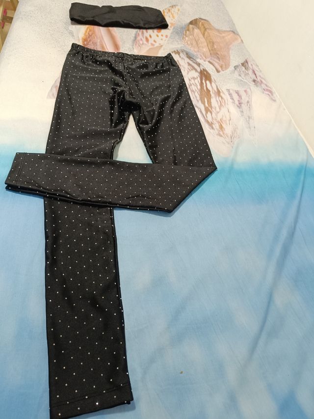 Completo nero paillettes