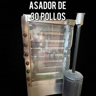 Asador de 30 pollos