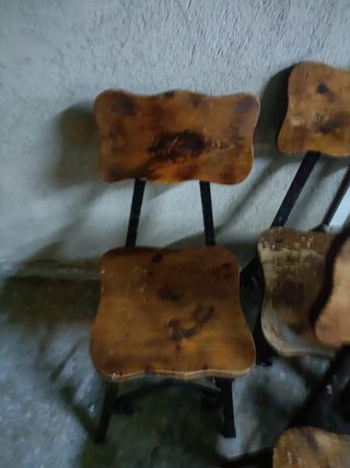 Sillas de forja y madera Mobiliario hostelería