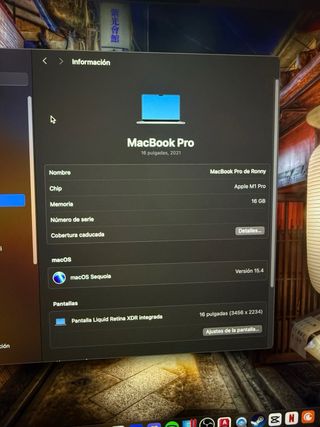 MacBook Pro 16" 2021- 16GB-512GB