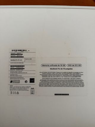 MacBook Pro 16" 2021- 16GB-512GB